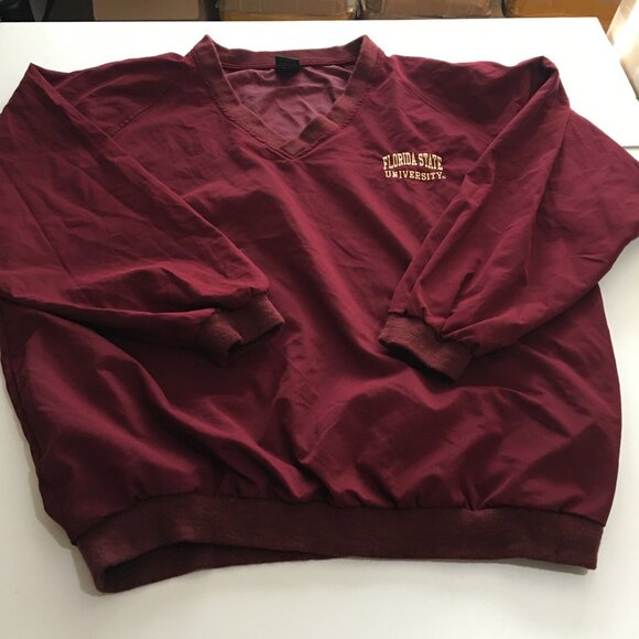 Florida State Seminoles Windbreaker Jacket Mens XL Pullover - Picture 1 of 7